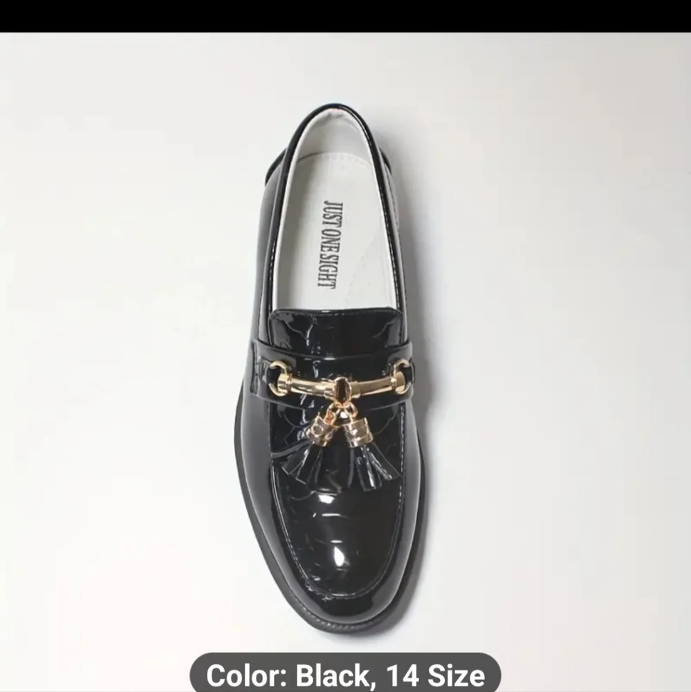 NEW CHILD/BOYS STYLISH SLIP ON DRESS SHOES LOAFERS SIZE 13 And 14